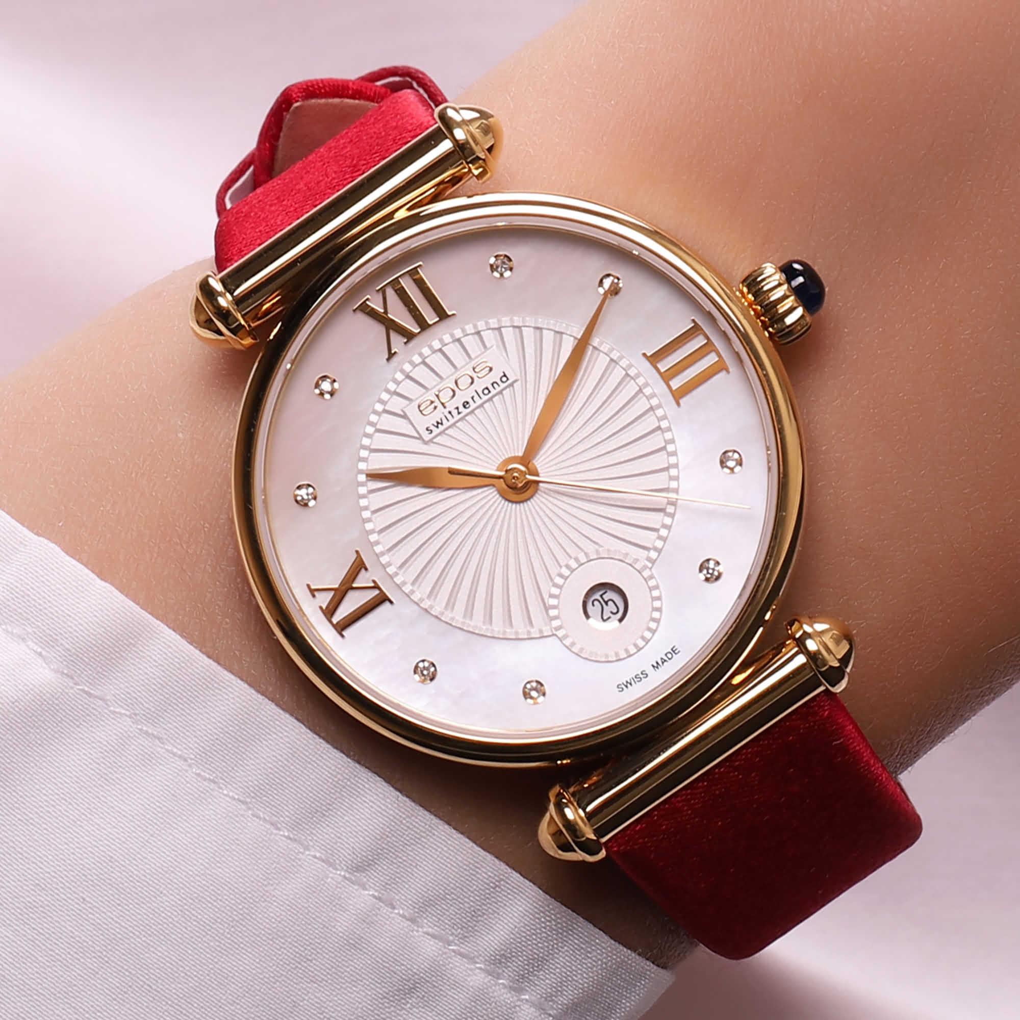 Швейцарские часы Epos 8000.700.22.88.88