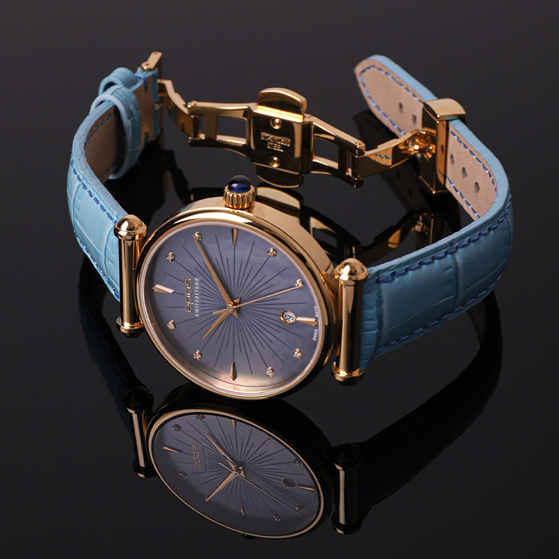 Швейцарские часы Epos Ladies Quartz 8000 Diamond
