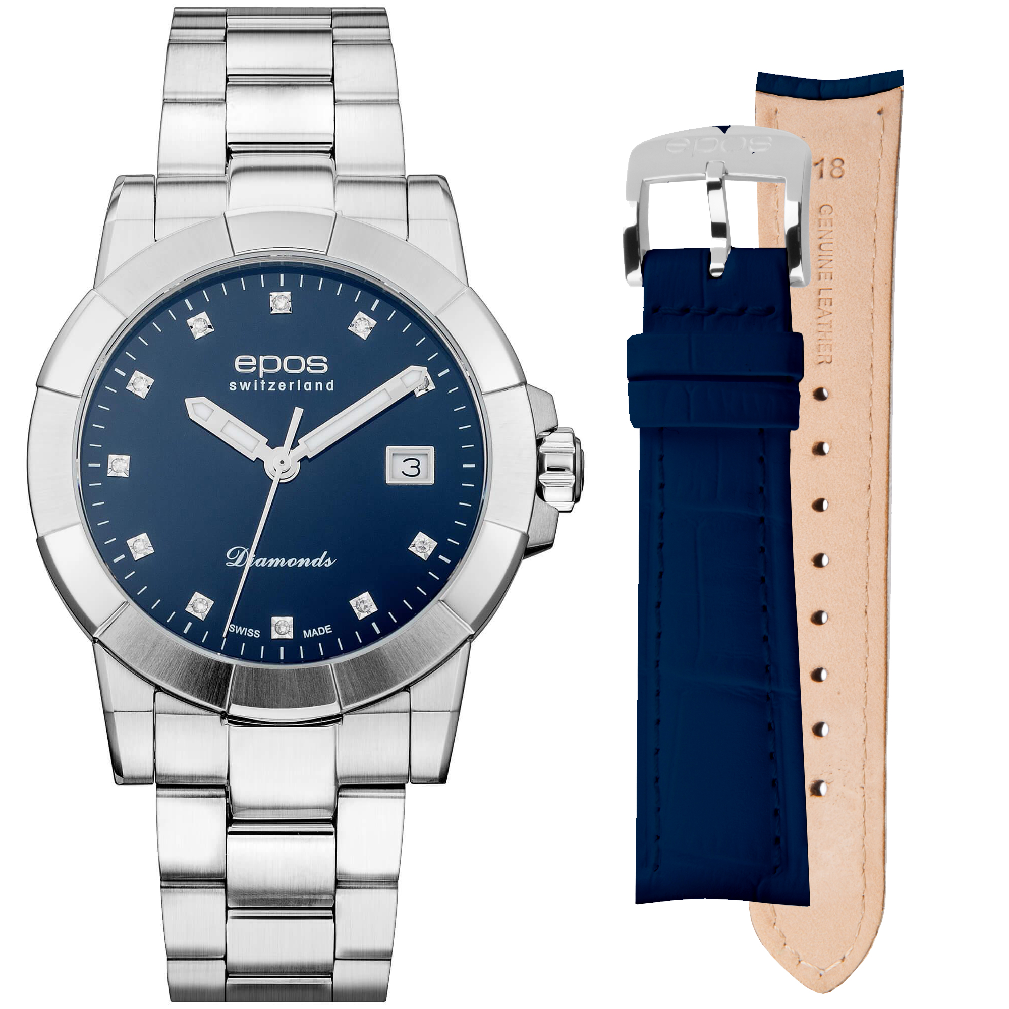 Швейцарские часы Epos 8001.700.20.86.30-SET