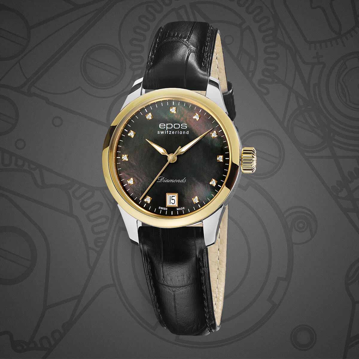 Швейцарские часы Epos Ladies 4426 Diamond