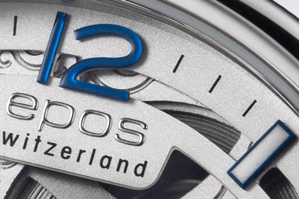 Швейцарские часы Epos 3429.195.20.58.25 Циферблат