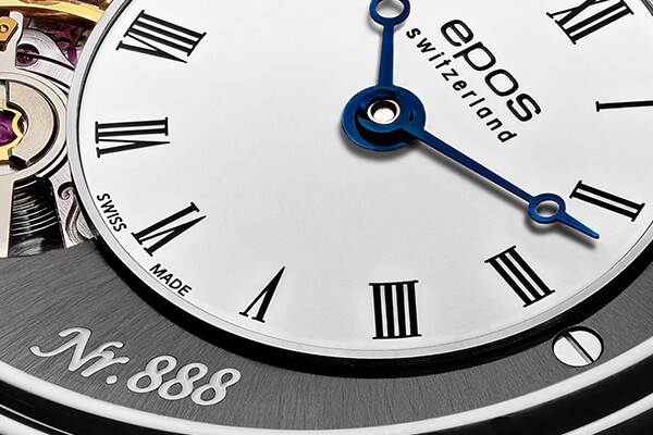 Швейцарские часы Epos 3435.313.20.25.25 Циферблат