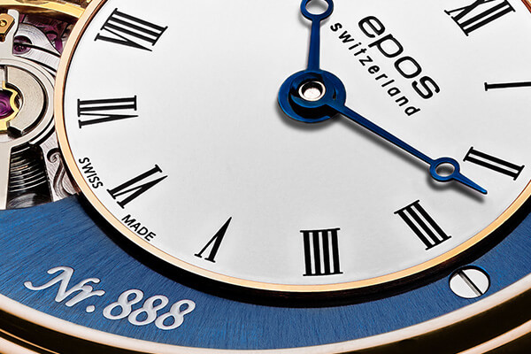 Швейцарские часы Epos 3435.313.24.26.25 Циферблат