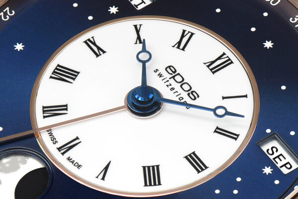 Швейцарские часы Epos 3439.322.24.26.34 Циферблат