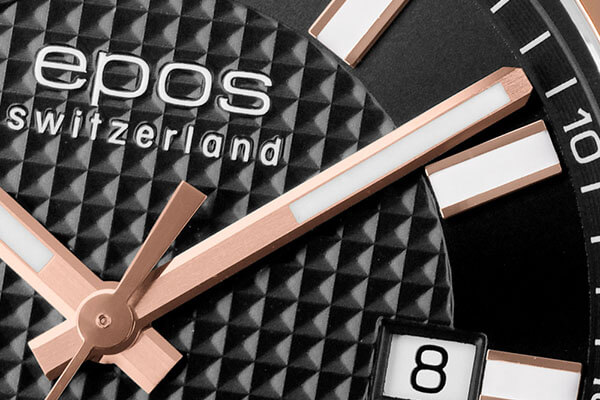 Швейцарские часы Epos 3443.132.34.15.75 Циферблат